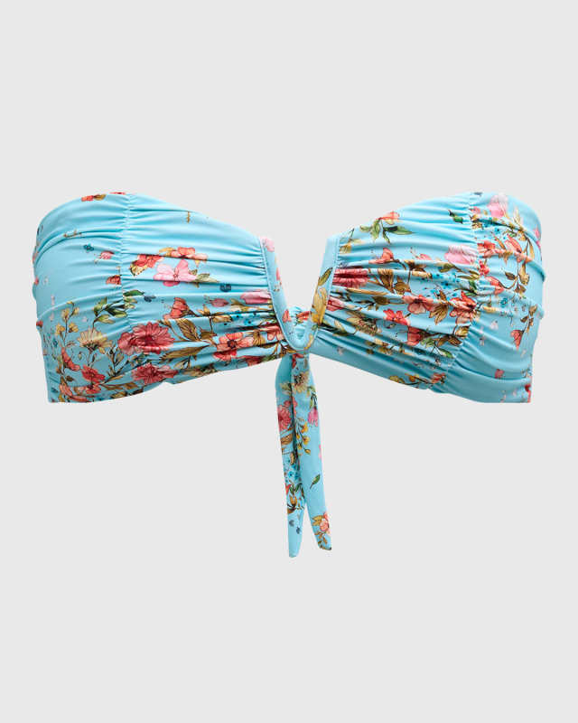 Dolce Ruched Bandeau Bikini Top